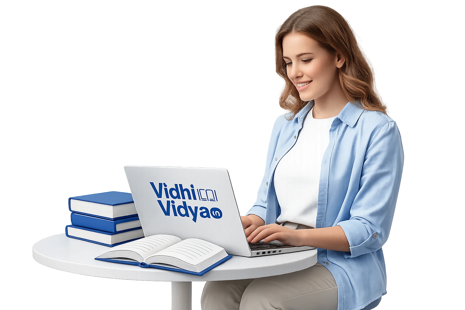 Student receiving online career counselling and admission guidance through Vidhi Vidya platform